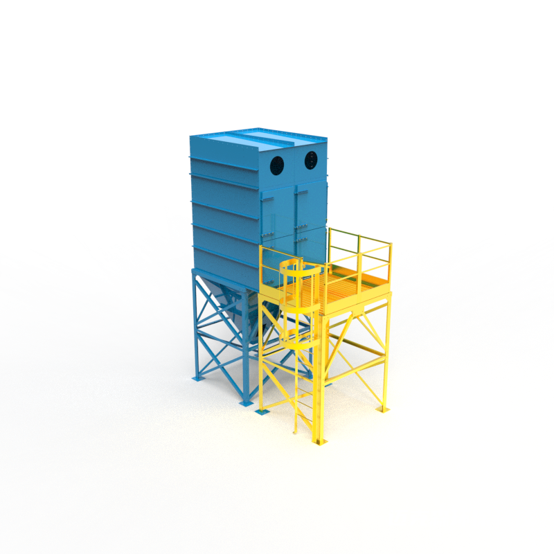 MPC：  旁插式扁布袋除塵器；